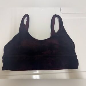 Lululemon align double sized bra in maroon